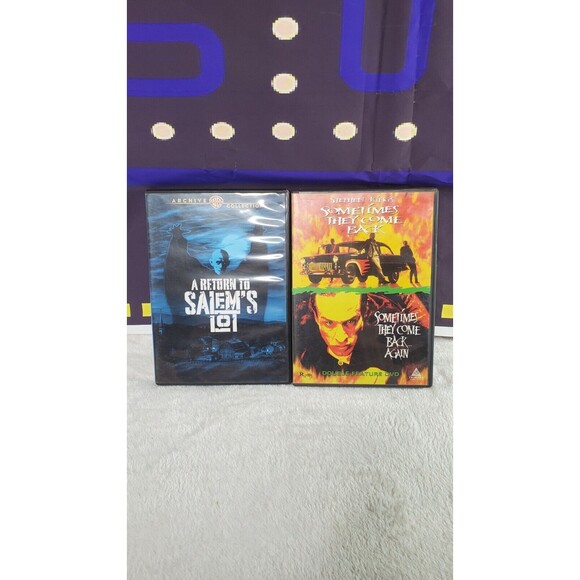 A Return To Salem's Lot Sometimes They Come Back Double Feature Horror RARE DVD - Picture 1 of 6